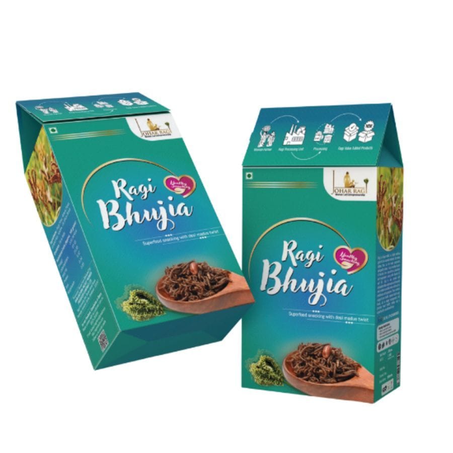 JOHAR RAGI BHUJIA: A HEALTHY AND CRUNCHY SNACK - 200 gm