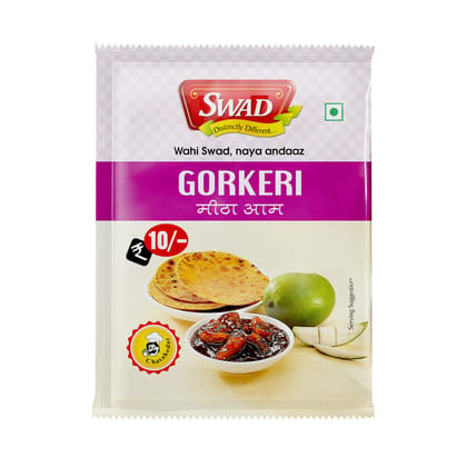 SWAD Delicious and Tangy Traditional Sweet Gor Keri Pickles and Pickles and Chutney Pickles and Chutney/ Sweet and Sour Mango / Khatti Meethi Aam Chatni - 40 Gm (Pack of 50)