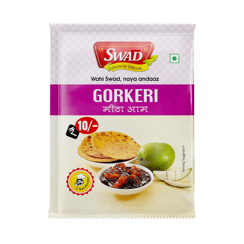 SWAD Delicious and Tangy Traditional Sweet Gor Keri Pickles and Pickles and Chutney Pickles and Chutney/ Sweet and Sour Mango / Khatti Meethi Aam Chatni - 40 Gm (Pack of 50)