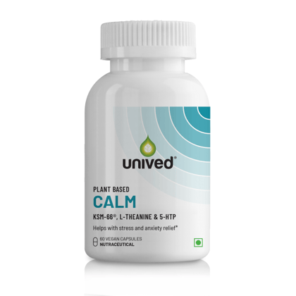 Unived Calm Capsules for Stress Relief, Sleep & Relaxation