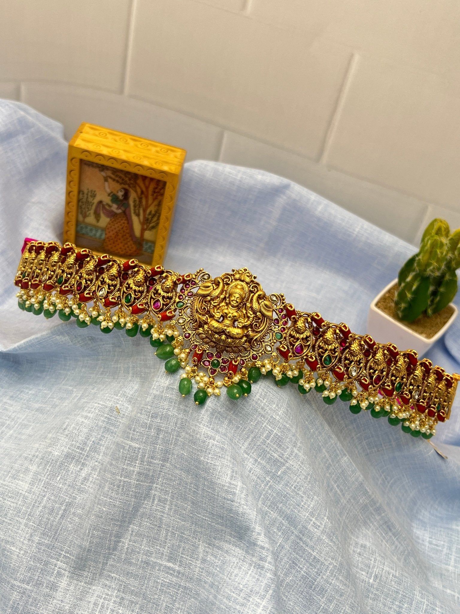 Antique Vaddanam Kamarbandh 6810-24 to 44 adjustable