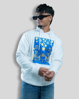 Tram (Hoodie)-White / M