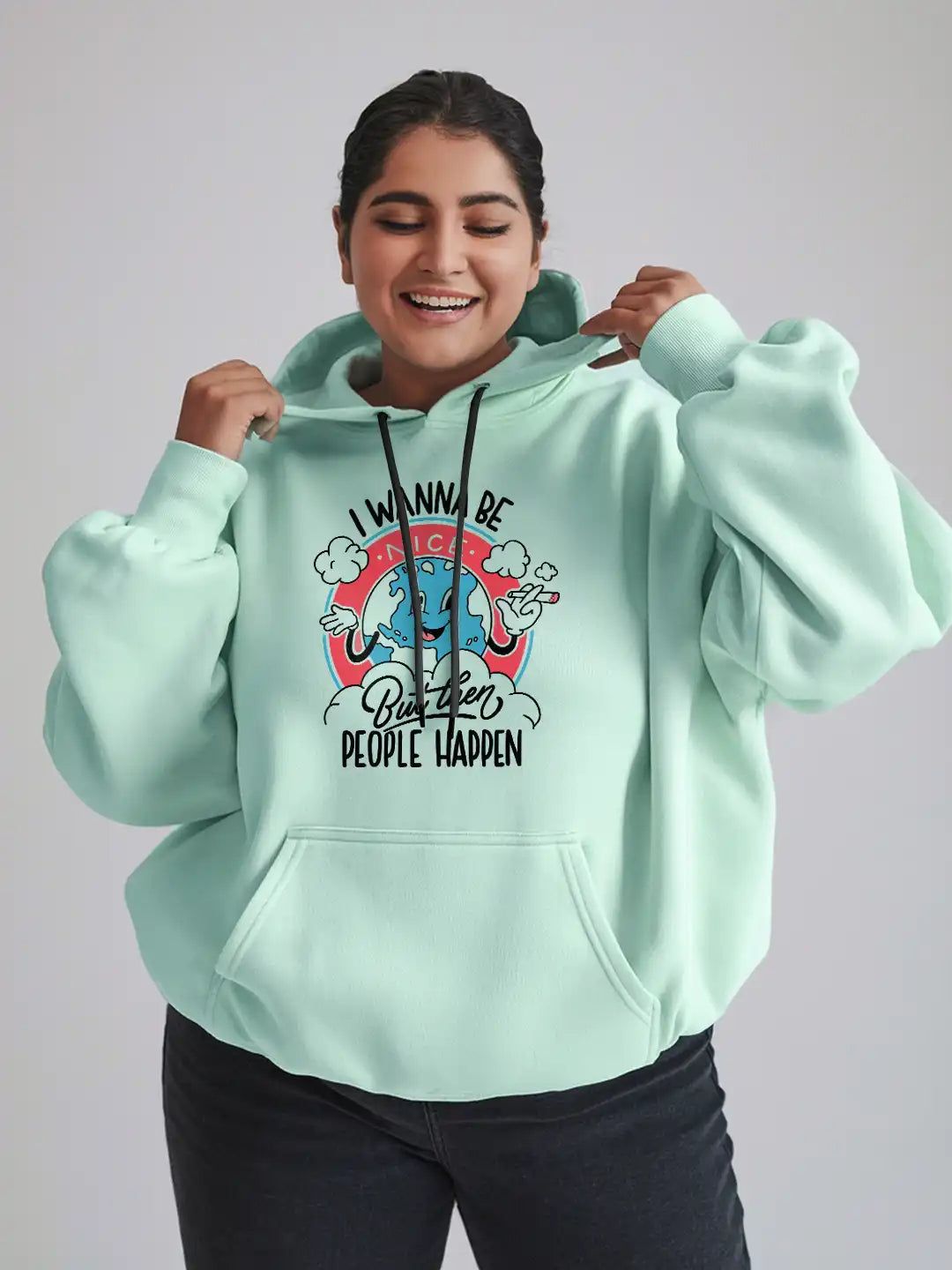 || PEOPLE HAPPEN || PLUS SIZE ||-Large