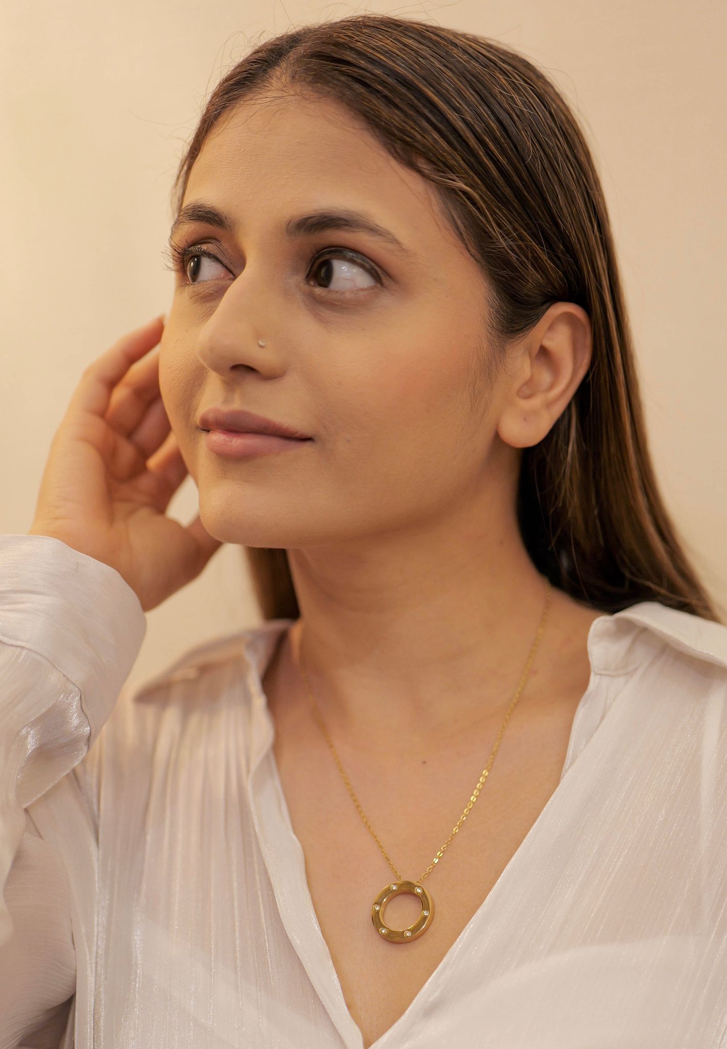 Fearless Fusion Gold Necklace Chain-STAINLESS STEEL / GOLDEN
