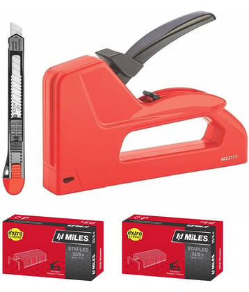 LXMI Tackle or Stapler Gun Combo with Stapler Pin for wood, Textile, Leather, Canvas, Iron Board, Upholstery