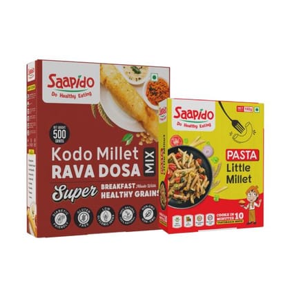 Saapido Millet Dosa Mix & Millet Pasta