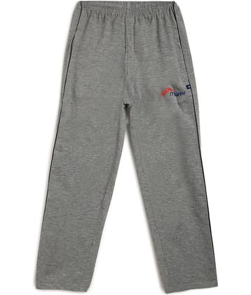 Muffy Pack of 1 Boys Cotton Trackpant ( Gray )