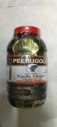 Peerugold kachi ghani mustard oil 2 litre 