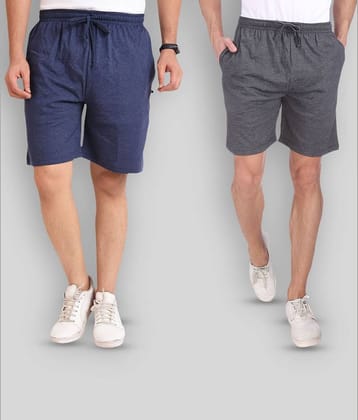 Neo Garments - Multi Cotton Men's Shorts ( Pack of 2 )