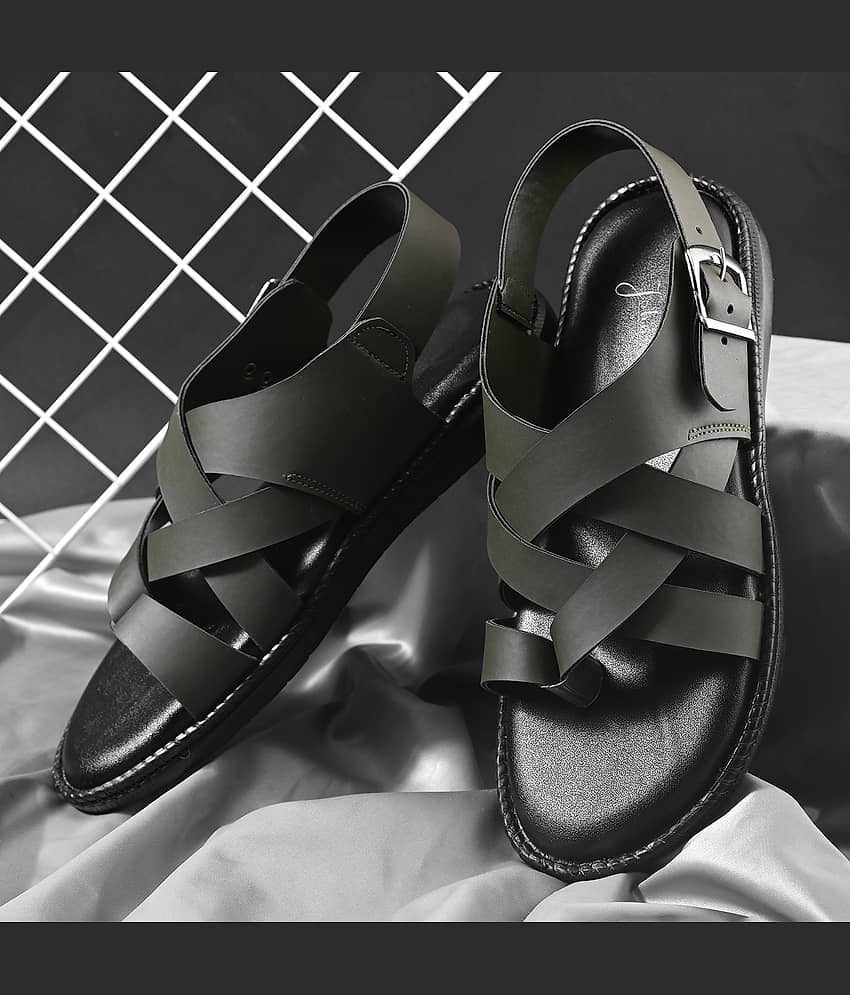 John Karsun - Olive Men's Sandals