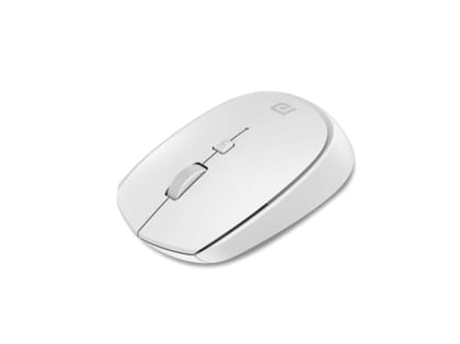 Portronics Toad 23 Wireless Optical Mouse with 2.4GHz, USB Nano Dongle, Optical Orientation, Click Wheel, Adjustable DPI - White Portronics Toad 23 Wireless Optical Mouse with 2.4GHz, USB Nano Dongle, Optical Orientation, Click Wheel, Adjustable DPI - White