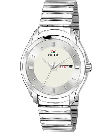 Hemt Silver Stainless Steel Analog Men's Watch