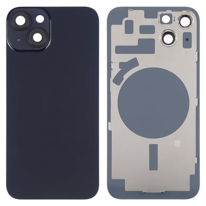 Back Glass Panel for for Apple iPhone 14 Black with Camera Lens