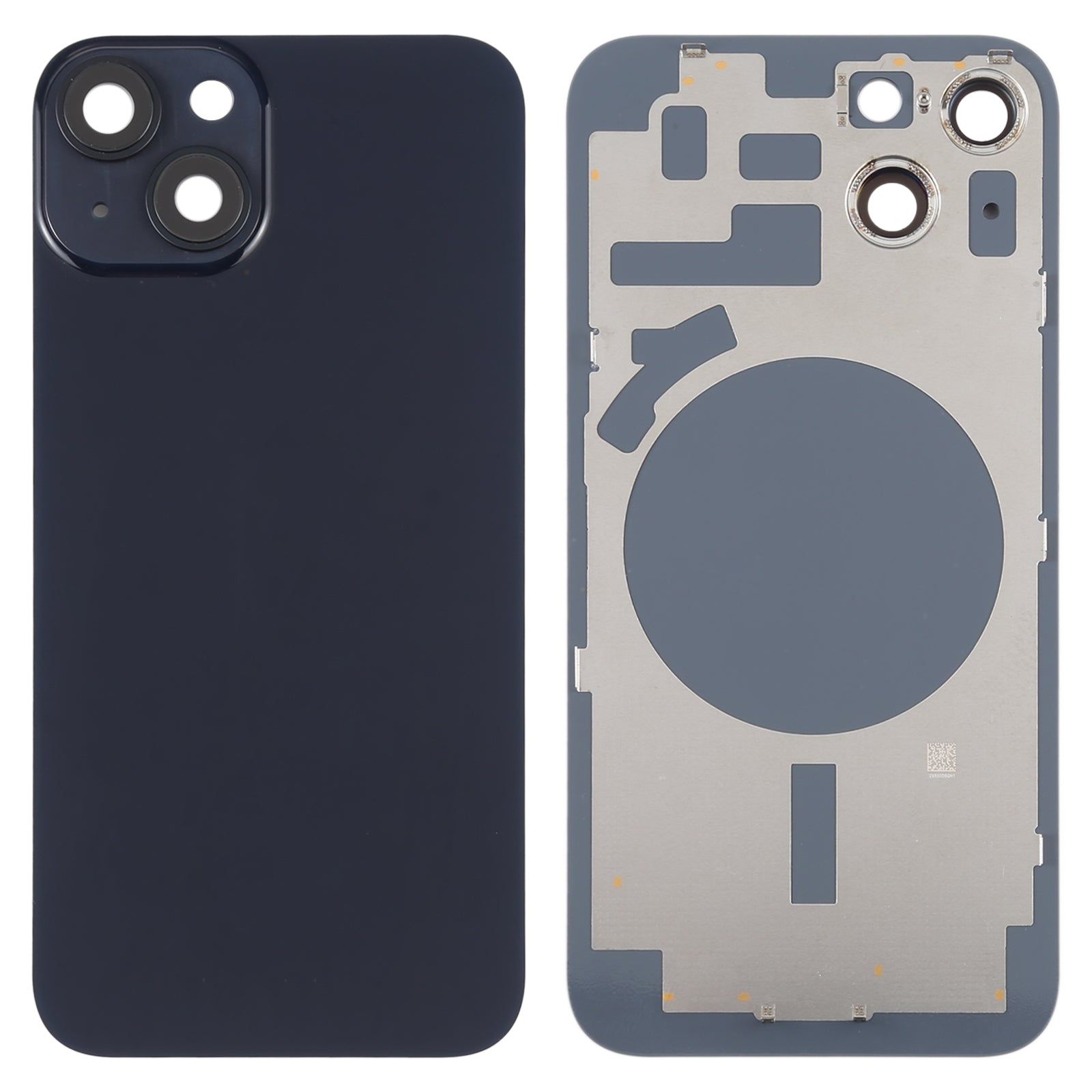 Back Glass Panel for for Apple iPhone 14 Black with Camera Lens