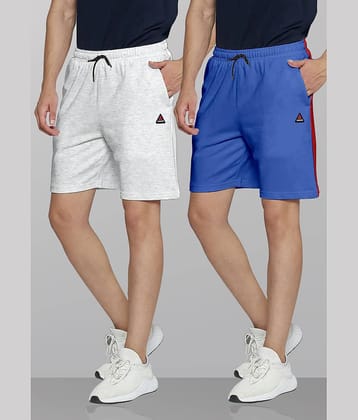 Ardeur Multi Cotton Blend Men's Shorts ( Pack of 2 )