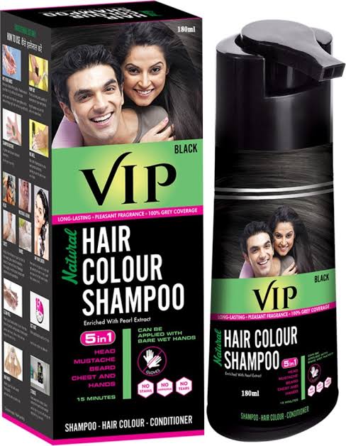 VIP hair colour shampoo 