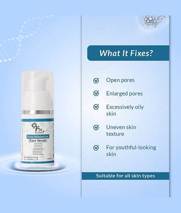 Fixderma 20% Niacinamide Serum for Pore Minimizer 15g, (Pack of 1)