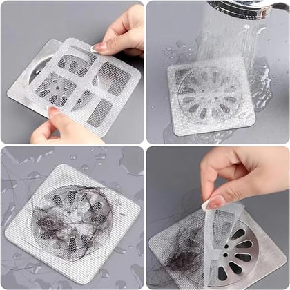 Disposable Drain Hair Catcher Stickers for Bathroom, Bathtub and Kitchen (Buy 5 Get 5 Free🔥)-Buy 5 Get 5 Free @ ₹549