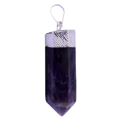 Lepidolite Pencil Pendant for Reiki Healing and Crystal Healing,Traditional Astrological Pendant for Women and Mens | Lucky Charm Positive Vibes Energy | Necklace,Pendant,Gifts(KI_44)  by Krishna Impex