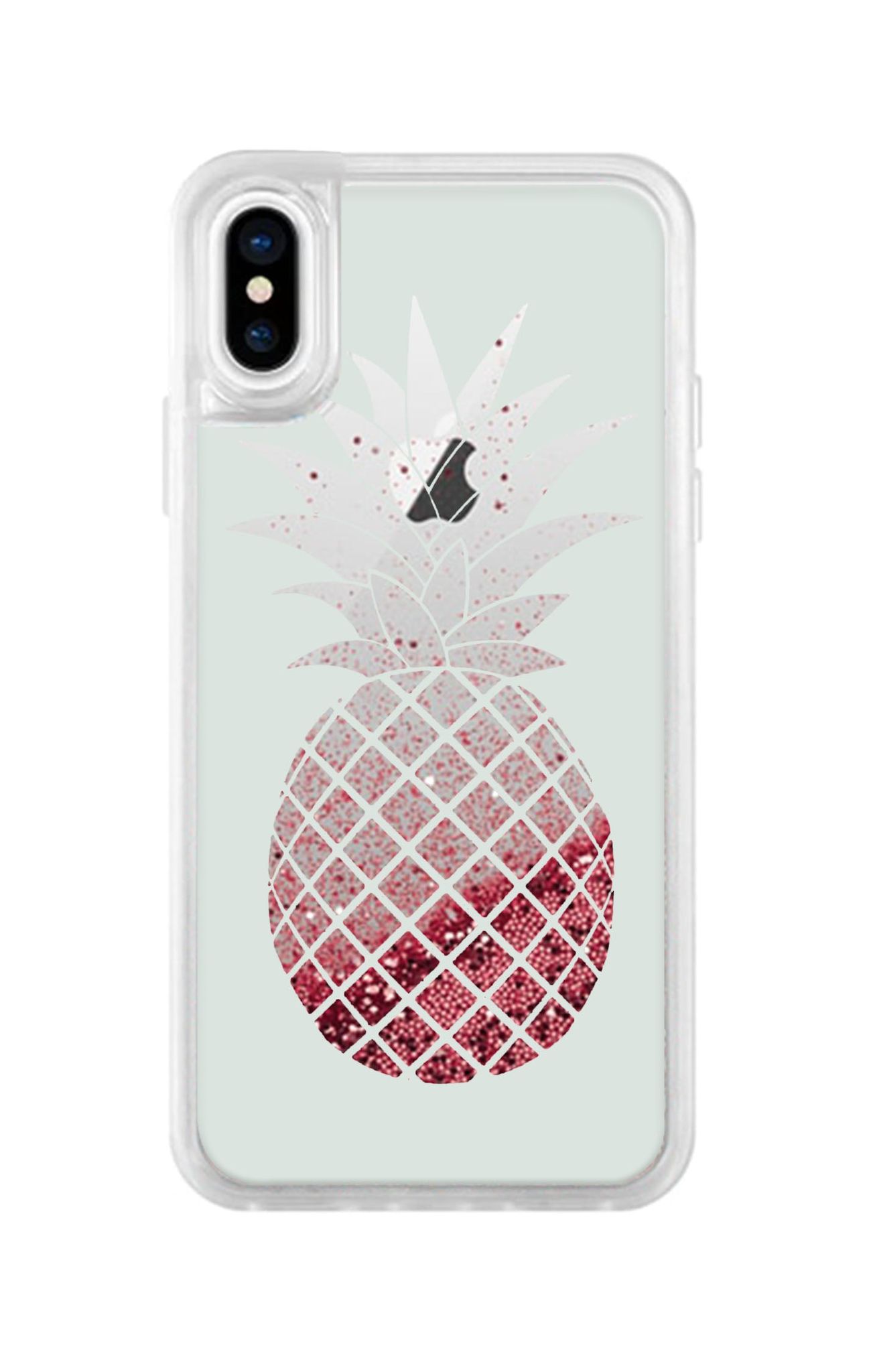 Exotic Fruit Rose Snow Globe Glitter case for iPhone-iPhone 7