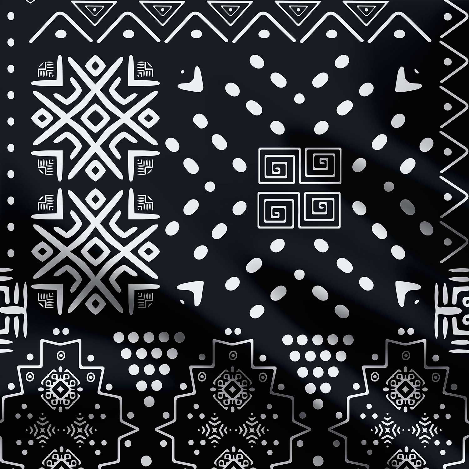 Tribal African Bandana Print-Cotton