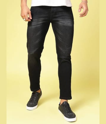Rigo Regular Fit Faded Men's Jeans - Black ( Pack of 1 )