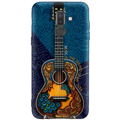 Music Is The Sound Of My Soul Samsung J8 Premium Embossed Mobile cover