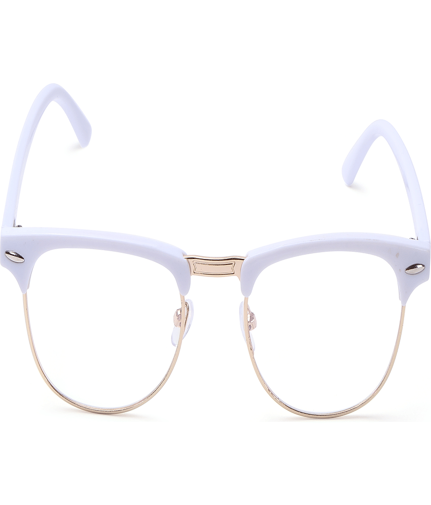 Bayberry White Square Sunglasses ( Pack of 1 )