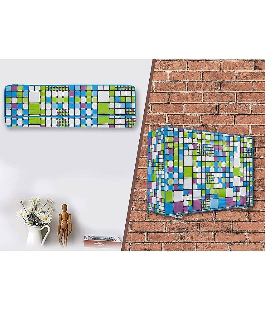 E-Retailer Single PVC Blue AC Cover for 2 Ton Split AC