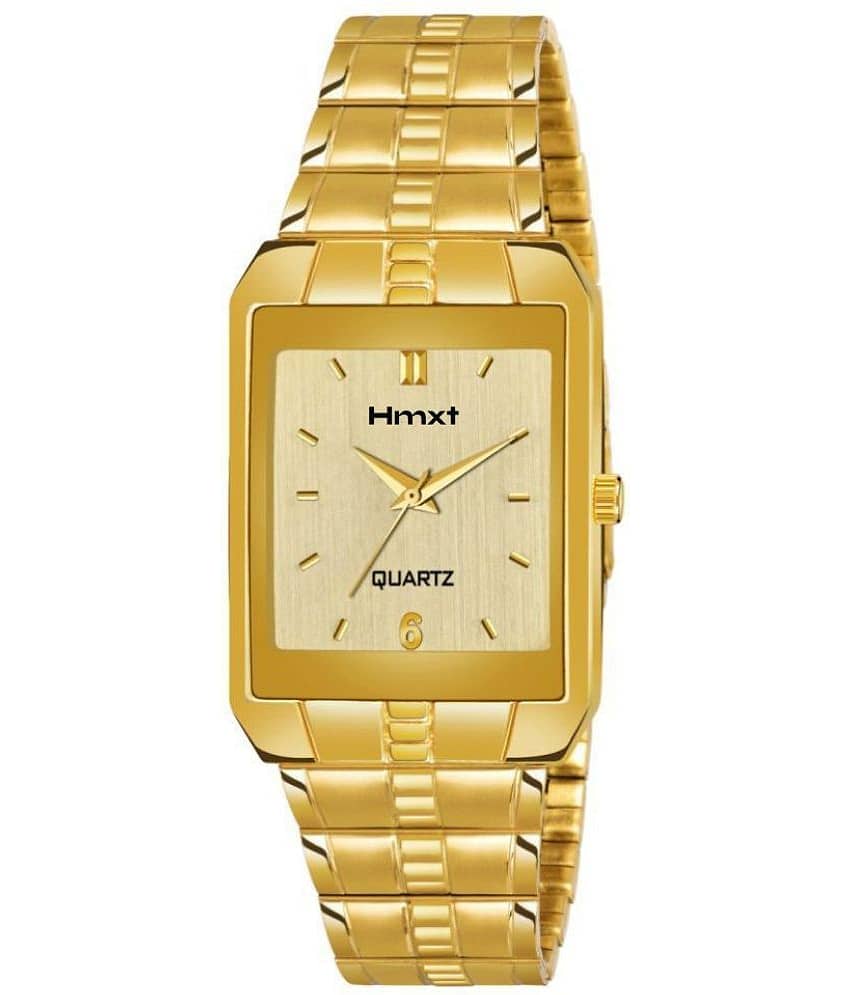 HMXT Gold Metal Analog Men's Watch