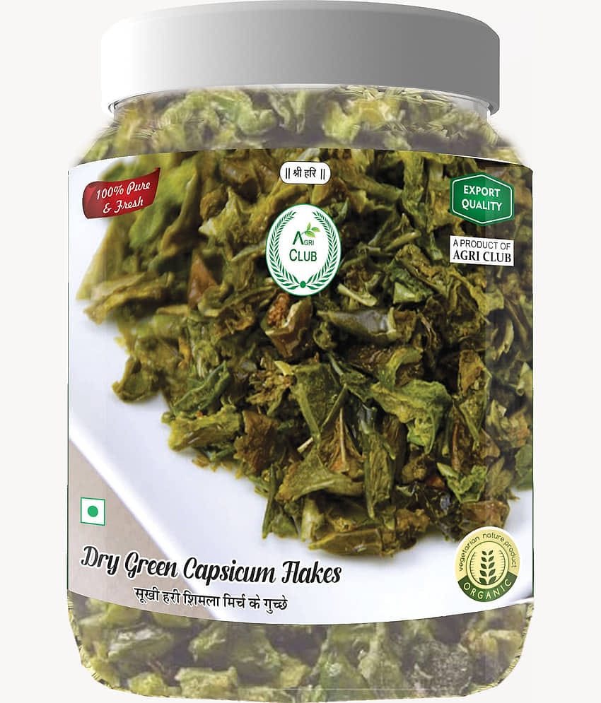 Agri Club Dry Green Capsicum Flakes 200 gm