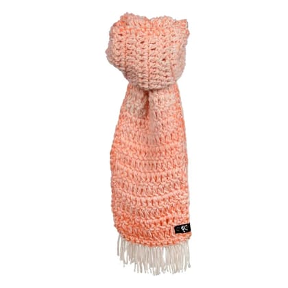 Delicate Peach Scarf/55 inches L X  7 inches W