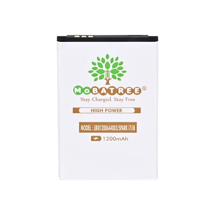 Mobatree LBI01200644003 Original Mobile Battery for Lava Spark i7, Spark i8, PC11623, 1800 mAh (6 months Guarantee)