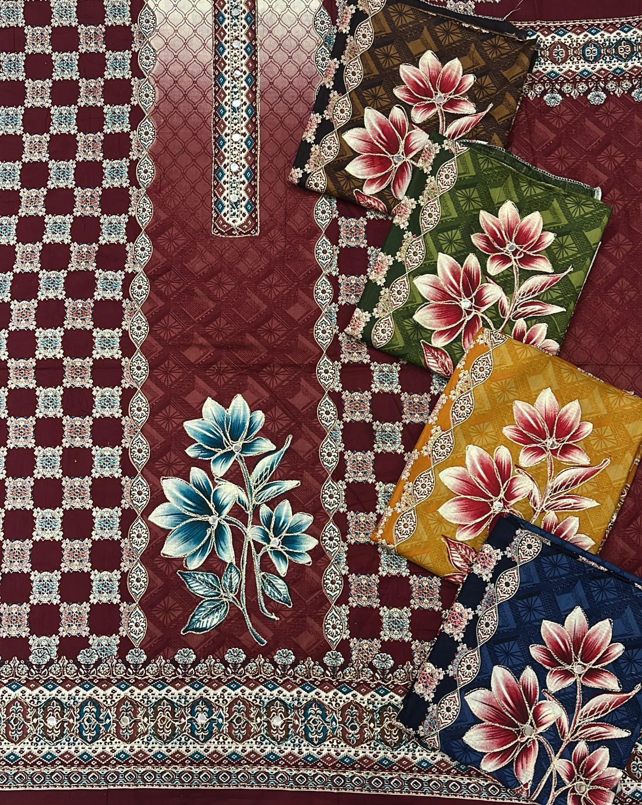 Unstitched Dress Material.