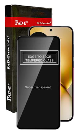 FAD-E Tempered Glass Screen Protector Guard for OPPO K13 5G (Transparent)