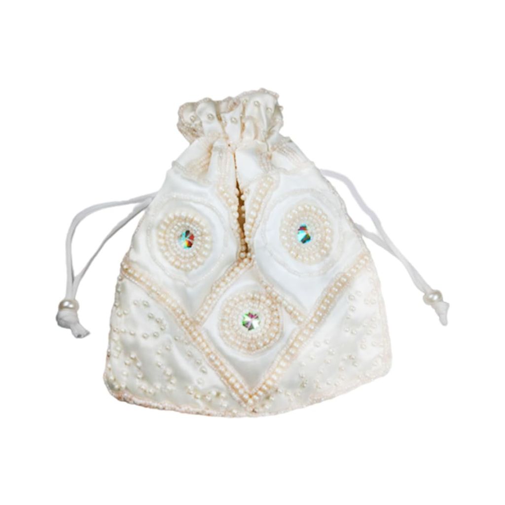 Potli Bags for Women Evening Bag/Ethnic Bride Purse with Drawstring - Pooja Needs | Buy online on ZillyBuy