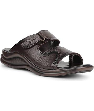 Liberty Brown Men's Leather Slipper