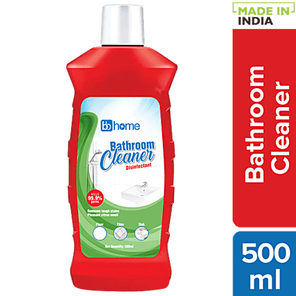 BB Home Disinfectant Bathroom Cleaner - Citrus, Kills 99.9% Germs, 500 ml Bottle