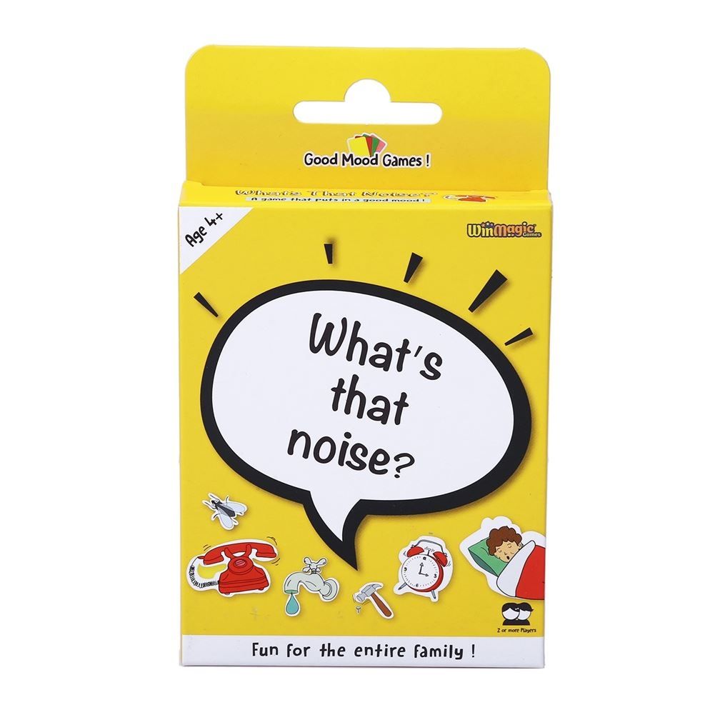 Good Mood Games Whatâ's That Noise Card Games For Kids Age 4 Years and Above