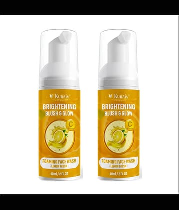 KURAIY Face Wash Cream With Natural Deep Moisturizing Face wash Tube pack of 2