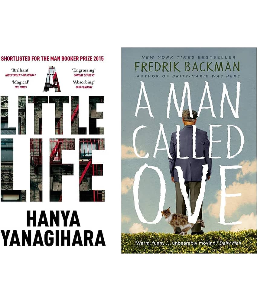 A Little Life +A Man Called Ove (Set of 2 books) By Hanya Yanagihara
