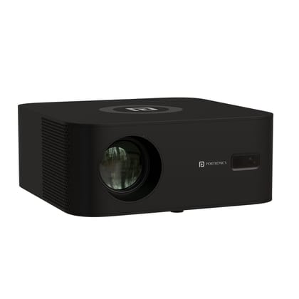 Portronics Beem 510 Projector, Mic-Enabled Remote, Dolby Audio, 1080p FHD Native, 4K UHD Support Portronics Beem 510 Projector, Mic-Enabled Remote, Dolby Audio, 1080p FHD Native, 4K UHD Support