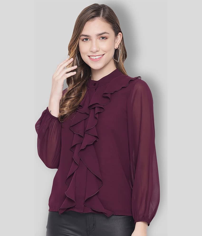 ALL WAYS YOU Women's Polyester Regular Top ( Purple )