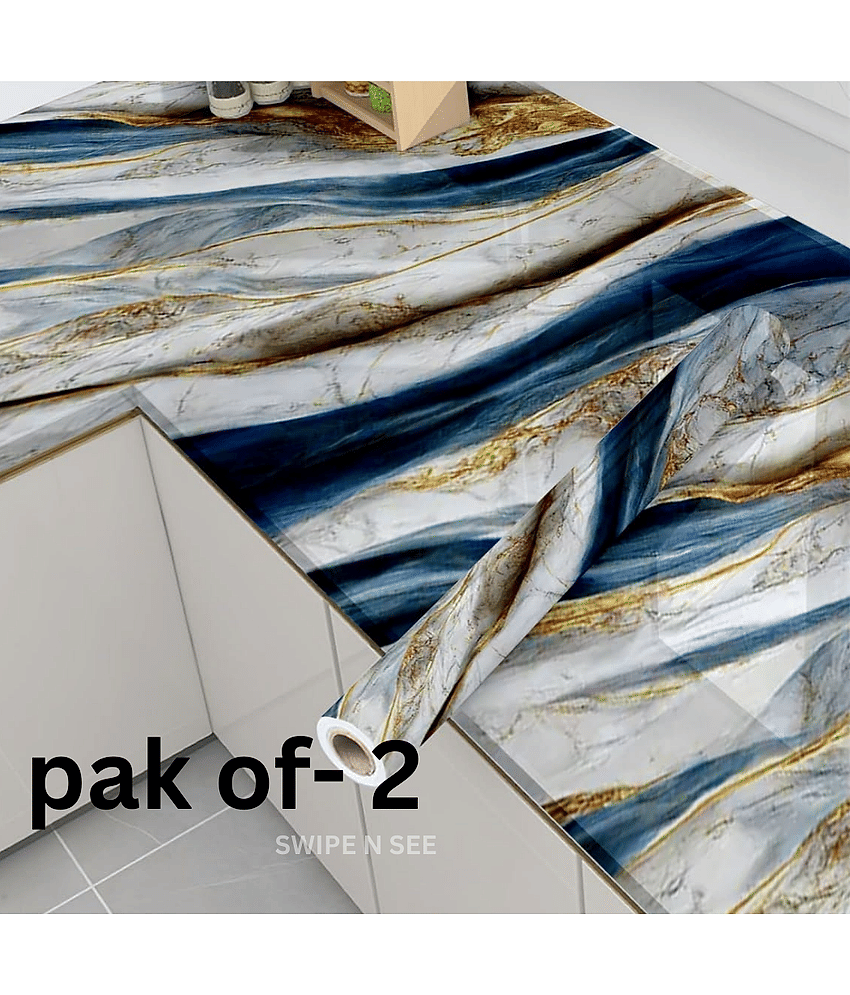 swipe n see Abstract Wallpaper ( 60 x 200 ) cm ( Pack of 2 )