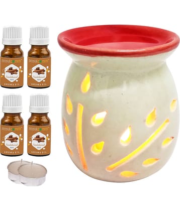 Peepalcomm Ceramic Aroma Oils & Diffusers Set - Pack of 7
