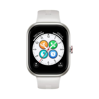 HONOR CHOICE Watch (White) 1.95' AMOLED Display, Bluetooth Calling, 120 Workout Modes