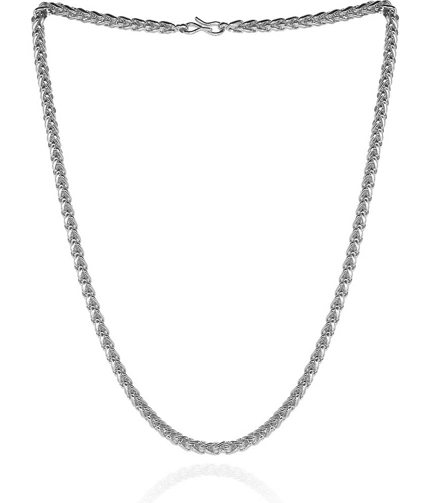 JIPPA Silver Plated Chain ( Set of 1 )