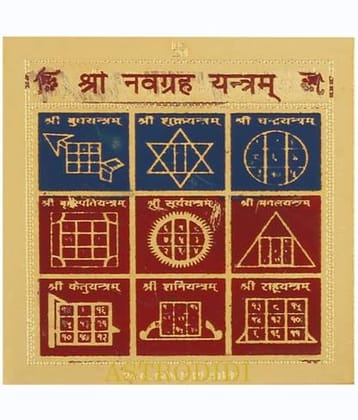 Astrodidi Shri Navgreh Yantra (Small Pocket Yantra)