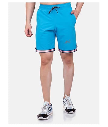 Aesthetic Nation Blue Shorts - None