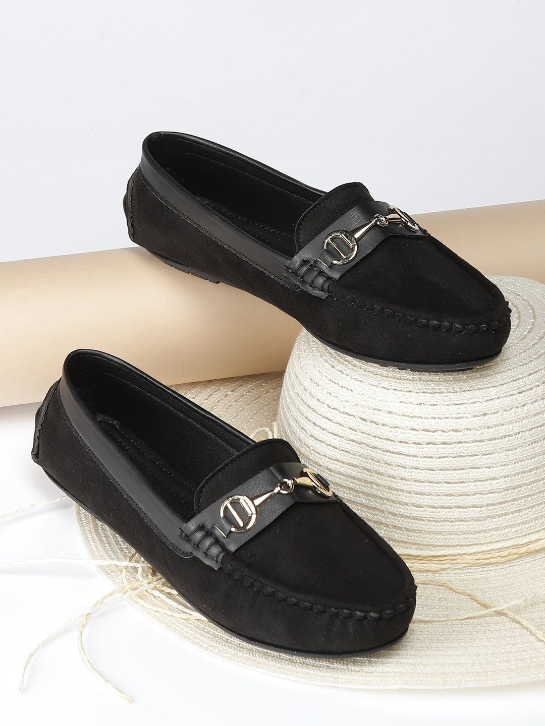 Jade Black Loafers-36 / Black